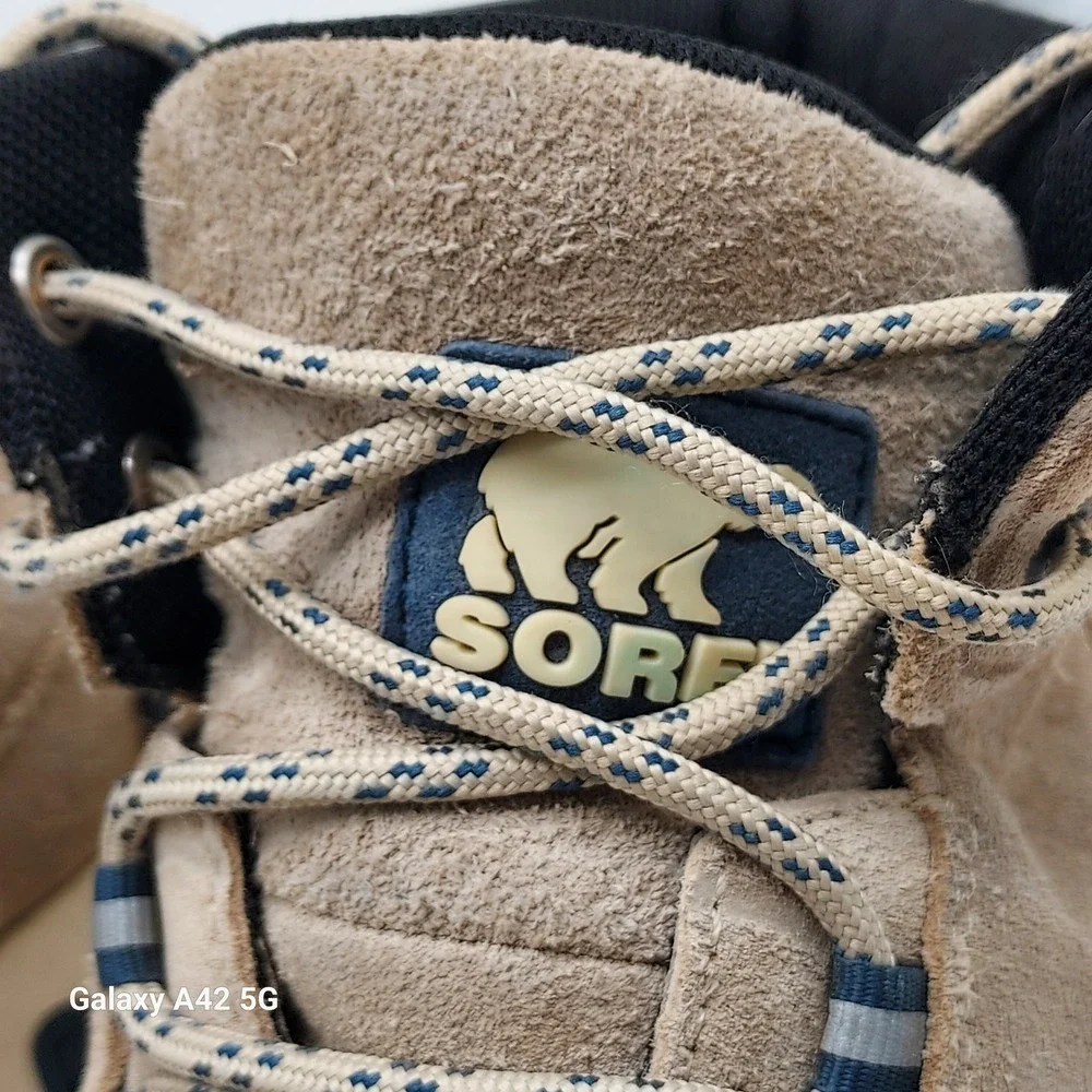 Sorel‎ Men's Waterproof Suede Winter Boots Tan Size 9.5 NM4253271